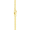 Sterling Silver Gold Plated French Cable Chain (3.40 mm), view 4