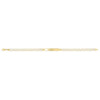 14K Yellow Gold Pave Curb ID Bracelet (5.00 mm), view 2