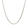 Sterling Silver Rhodium Plated Round Box Chain (1.50 mm), view 2