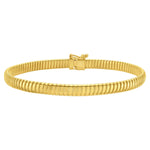 14K Yellow Gold Tubogas Bracelet (5.00 mm), view 2