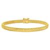 14K Yellow Gold Tubogas Bracelet (5.00 mm), view 2