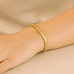 14K Yellow Gold Tubogas Bracelet (5.00 mm), view 3