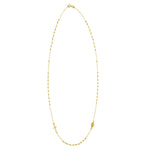 14K Yellow Gold Rosary Necklace, view 2