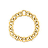 14K Yellow Gold Round Link Bracelet (11.60 mm), view 2