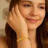 14K Yellow Gold Super Flex Herringbone Bracelet (6.00 mm), view 3