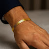 14K Yellow Gold Super Flex Herringbone Bracelet (6.00 mm), view 6