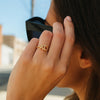 14K Yellow Gold with XO Ring (1.50 mm), view 3