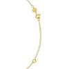 14K Yellow Gold Clover Necklace