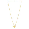 Drop Necklace with Lucky Charms in 14K Yellow Gold