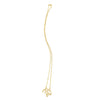 Drop Necklace with Lucky Charms in 14K Yellow Gold