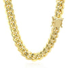 14k Yellow Gold Classic Miami Cuban Solid Chain (10.10 mm)