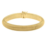 Tubogas Bracelet in 14K Yellow Gold (9.00 mm), view 2