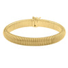 Tubogas Bracelet in 14K Yellow Gold (9.00 mm), view 2