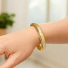 Tubogas Bracelet in 14K Yellow Gold (9.00 mm), view 5