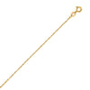 14k Yellow Gold Machine Rope Chain (0.85 mm)