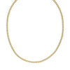 Sterling Silver with Gold Plated Ice Barrel Chain (4.00 mm), view 4