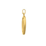 Religious Pendant with Virgin Mary Motif in 14K Yellow Gold, view 2
