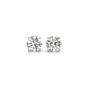 2 cttw Certified IGI Lab Grown Round Diamond Stud Earrings 14k White Gold(G/VS2)