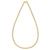 14K Tri Color Gold Pave Valentino Chain (3.50 mm)