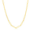 14k Yellow Gold Wire Paperclip Chain (2.7 mm)