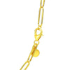 14k Yellow Gold Wire Paperclip Chain (2.7 mm)