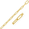 14K Yellow Gold Lite Round Wire Paperclip Bracelet (8.50 mm)
