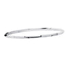 14K White Gold Knife Edge Bangle, view 3