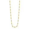 Layering Saturn Bead Necklace in 14K Yellow Gold