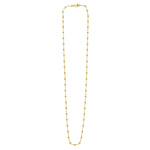 Layering Saturn Bead Necklace in 14K Yellow Gold, view 2