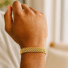 Panther Link Medium Bracelet in 14K Yellow Gold (9.60 mm), view 5