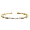 Lab Grown Round Diamond Tennis Bracelet in 14K Yellow Gold (4 cctw F/G VS2/SI1)
