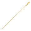 14k Yellow Gold Round Cable Link Chain (2.4 mm)