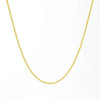 14k Yellow Gold Round Cable Link Chain (2.4 mm)