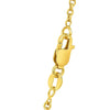 14k Yellow Gold Round Cable Link Chain (2.4 mm)