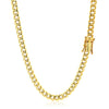 14k Yellow Gold Semi Solid Miami Cuban Chain (4.50 mm)