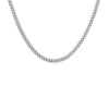 14K White Gold Gourmette Chain (2.80 mm)