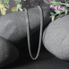 14K White Gold Gourmette Chain (2.80 mm)