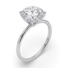 5 Carat Round Lab Grown IGI G/VS1 Diamond Solitaire Ring in 10K White Gold
