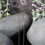 14k Rose Gold Round Cable Link Chain (1.25 mm), view 4