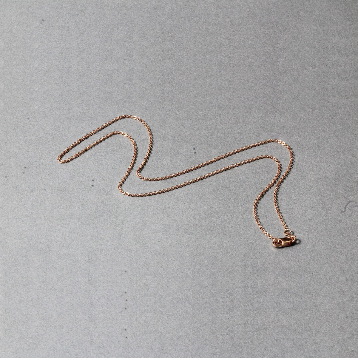 14k Rose Gold Round Cable Link Chain (1.25 mm), view 5