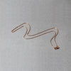 14k Rose Gold Round Cable Link Chain (1.25 mm)
