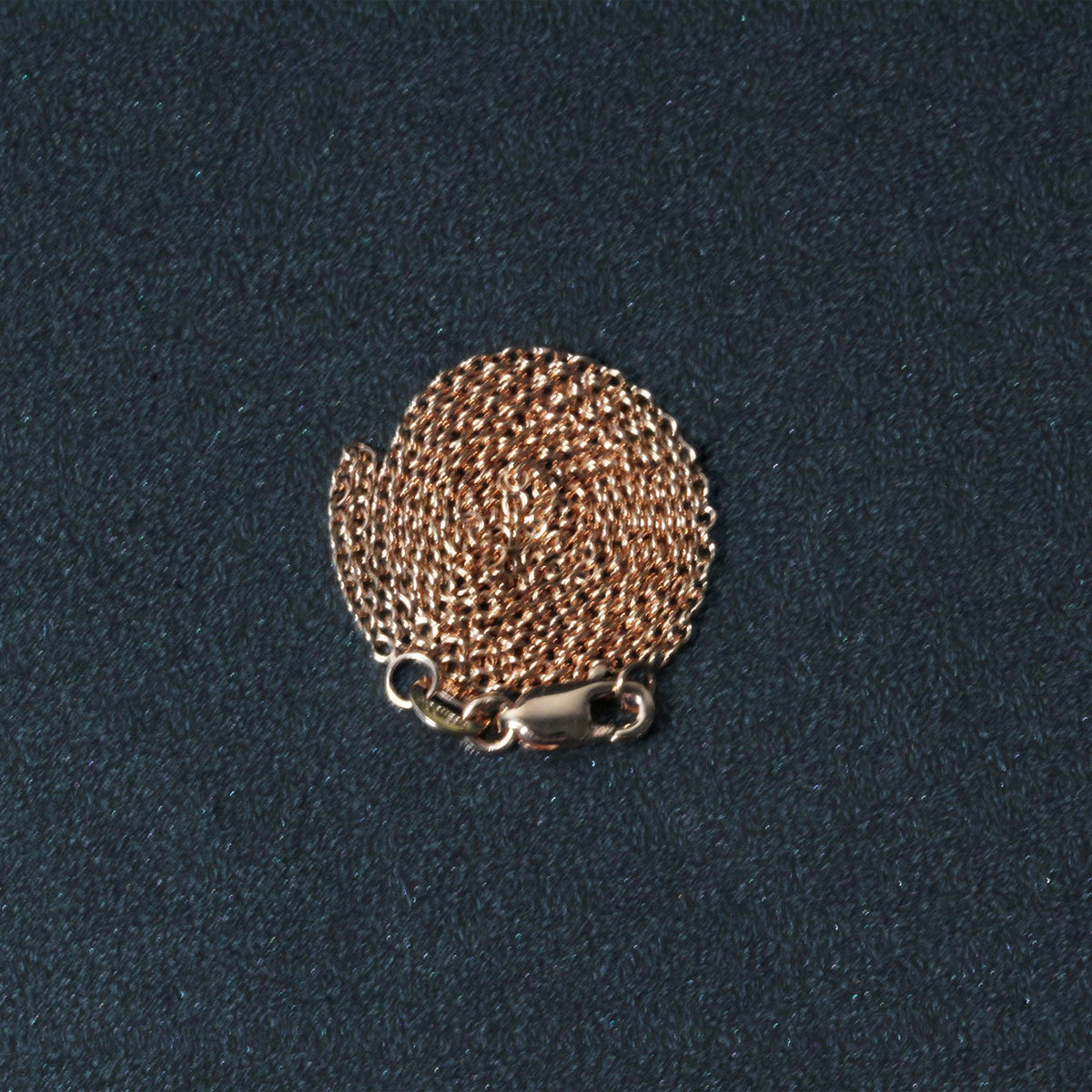 14k Rose Gold Round Cable Link Chain (1.25 mm), view 6