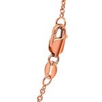 14k Rose Gold Round Cable Link Chain (1.25 mm), view 8