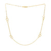 Twistted Link Necklace in 14K Yellow Gold, view 2