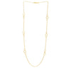 Twistted Link Necklace in 14K Yellow Gold, view 3