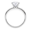 5 Carat Round Lab Grown IGI G/VS1 Diamond Solitaire Ring in 14K White Gold