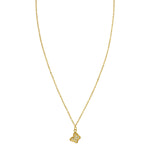 Elegant 14K Yellow Gold Rope Chain Necklace
