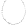 Sterling Silver Rhodium Plated Puffed Mariner Chain (3.70 mm), view 2