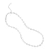 Sterling Silver Rhodium Plated Puffed Mariner Chain (3.70 mm), view 4