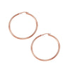 Classic Hoop Earrings in 14K Rose Gold (2x40.00 mm)